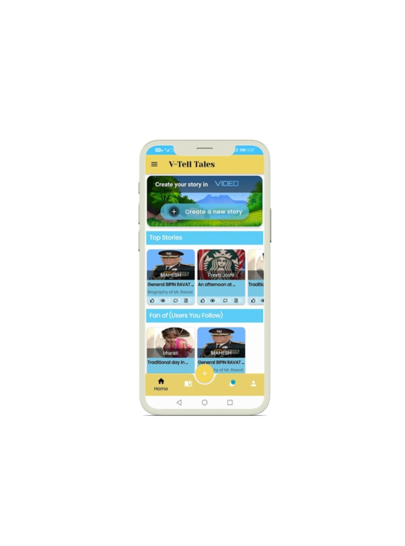 v tell tales story telling app